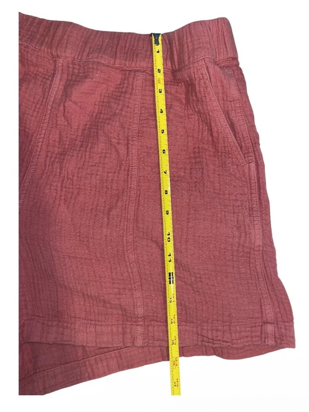 Madewell Easy Pull On Shorts in Lightspun Size XL